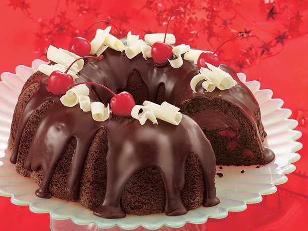 chocolate cake cherry