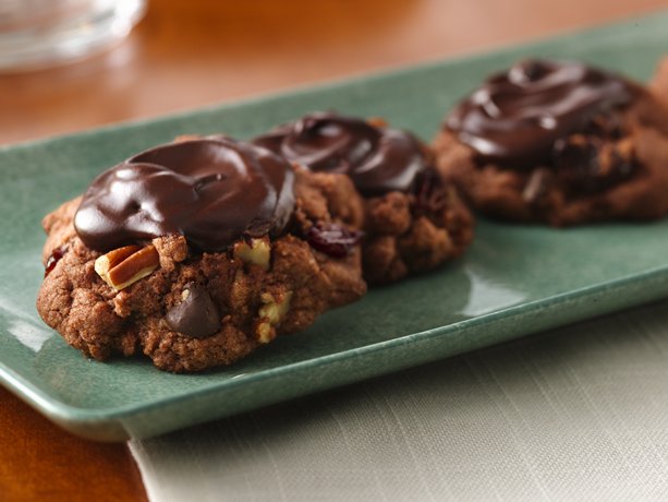 Decadent Double Chocolate-Cherry Cookies