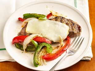 Grilled Philly New York Strip Steaks