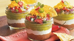 Taco Dip in a Jar