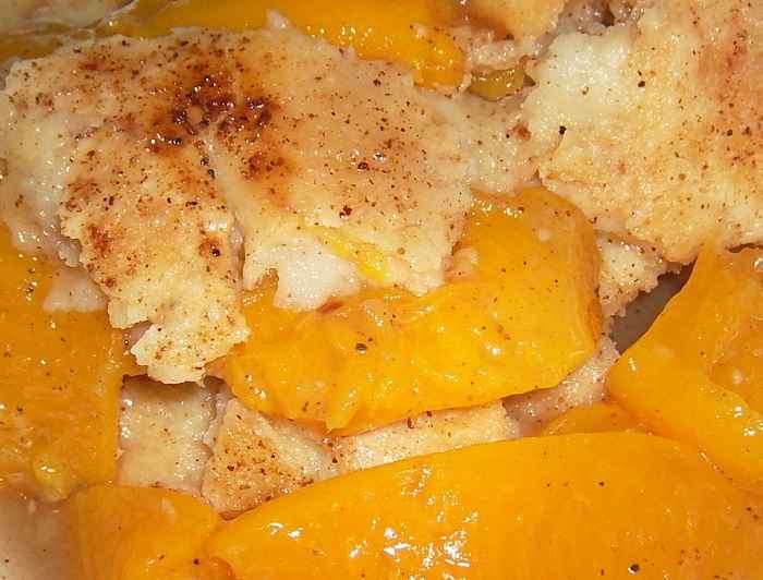 Classic Bisquick Peach Cobbler recipe