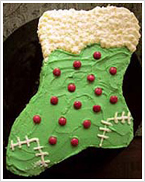Christmas Stocking Cake