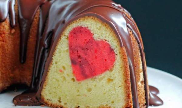Strawberry Hearts Pound Cake recipe