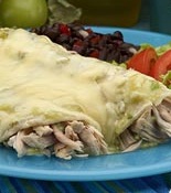 Cheesy Turkey-Stuffed Enchiladas