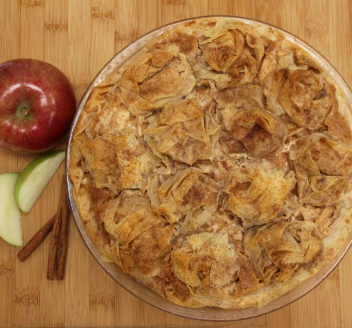 Apple Ruffle Phyllo Pie recipe