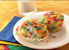 Tie-Dyed Cupcakes