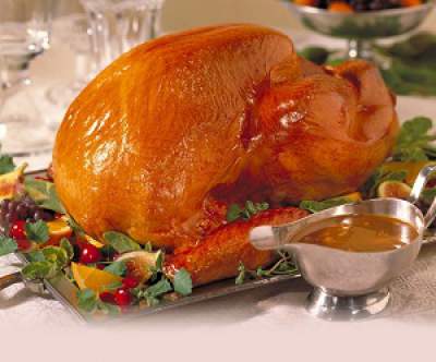 Apple-Glazed Roast Turkey