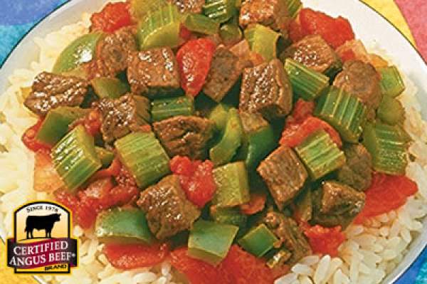 Creole Beef over Rice