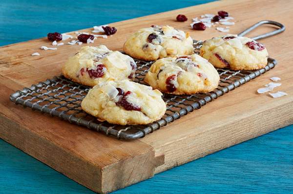 Coconut Cranberry Chews are a delightful Christmas cookie