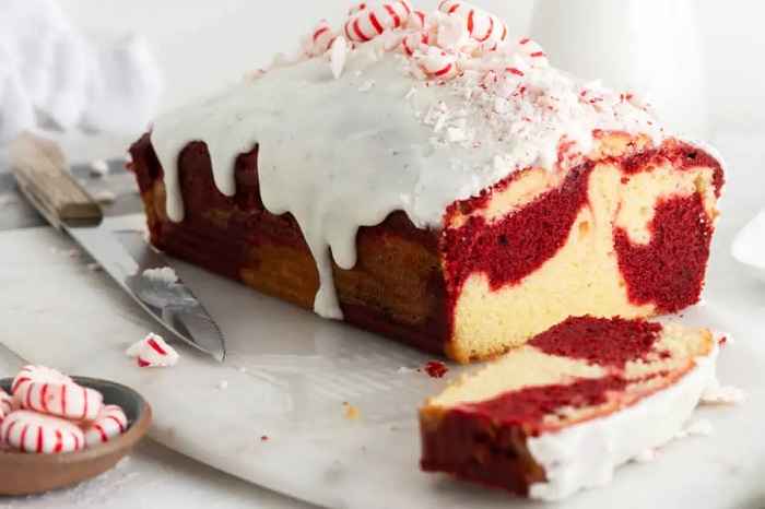 Peppermint Swirled Pound Cake recipe