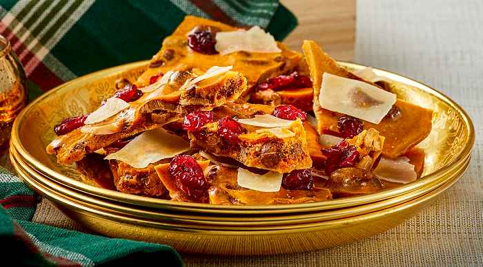 Sweet and Salty Cashew Brittle