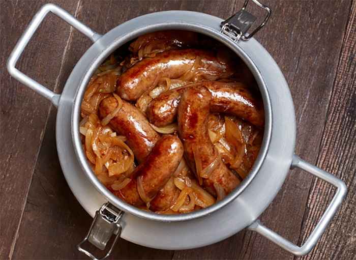 Caramelized Onions and Brats