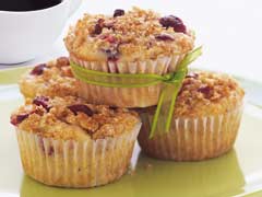 Double Cranberry Muffins recipe