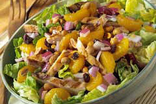 Peanut Mandarin Chicken Salad
