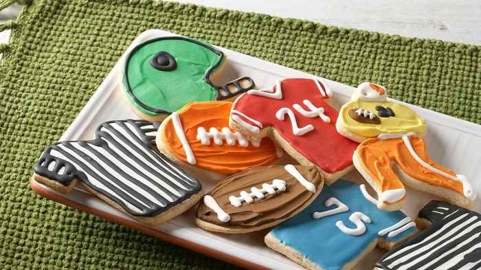 Football Game Cookies recipe