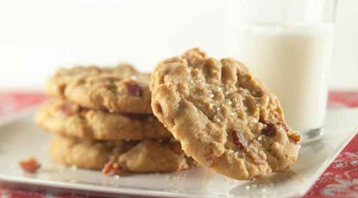 Bacon and Peanut Butter Cookies recipe