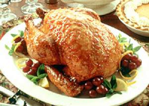 Bourbon Glazed Roasted Turkey