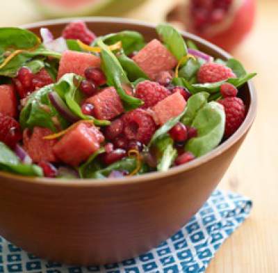 Watermelon Pomegranate Toss Salad