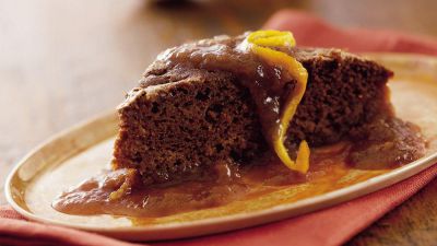 Gingerbread Orange Pudding Cake