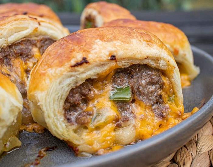 Texas Style Beef Sausage Rolls