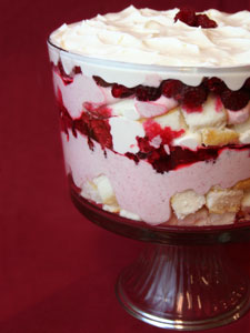 Raspberry Cream Trifle